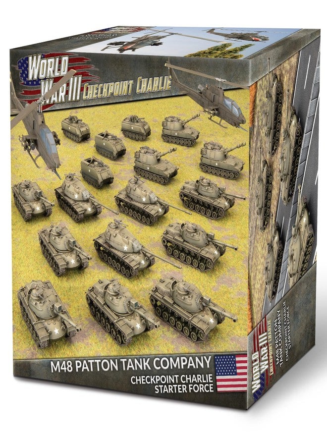 Flames of War - Team Yankee - M48 Patton Tank Company - Plastic - Image 1